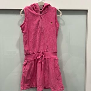 Ralph Lauren Hot Pink Beach Cover Up Dress, 4T